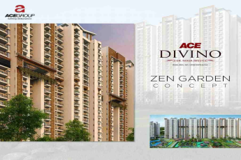 Enjoy the beautiful connectivity between towers with floral & green views at Ace Divino in Noida